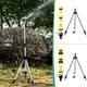thumbnail image 1 of Fiudx Aspersor de Trípode Giratorio, Diseño Telescópico de Acero Inoxidable, Rociador Ajustable de 360°, Riego Eficiente Que Ahorra Agua, Ideal para Jardín, Césped y Patio, Duradero, Fácil de Instala, 1 of 5