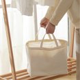 thumbnail image 5 of Daiosportswear Large Sized Laundry Basket Hamper Bag Canvas Tote Bag - Reusable Grocery Tote Bag Shopping Bags Canvas Bags Bulk with Handles for Crafts DIY Gift, 5 of 9