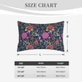 thumbnail image 4 of Balery Floral Bedding Queen Pillow Cases - Envelope Closure - Soft Brushed Microfiber Fabric - Shrinkage and Fade Resistant Pillow Cases-16"x24", 4 of 6