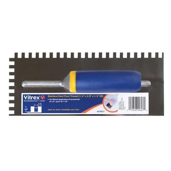 Qep 49916Q 4.5 x 11 in. Square Notch Trowel