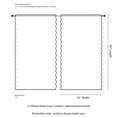 thumbnail image 2 of Cortinas FINECITY de encaje blanco vintage, 244 cm de longitud, 2 paneles, 2 of 8