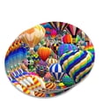 thumbnail image 1 of Hot Air Balloon Sky Traffic Jam Novelty Coaster Set, 1 of 4