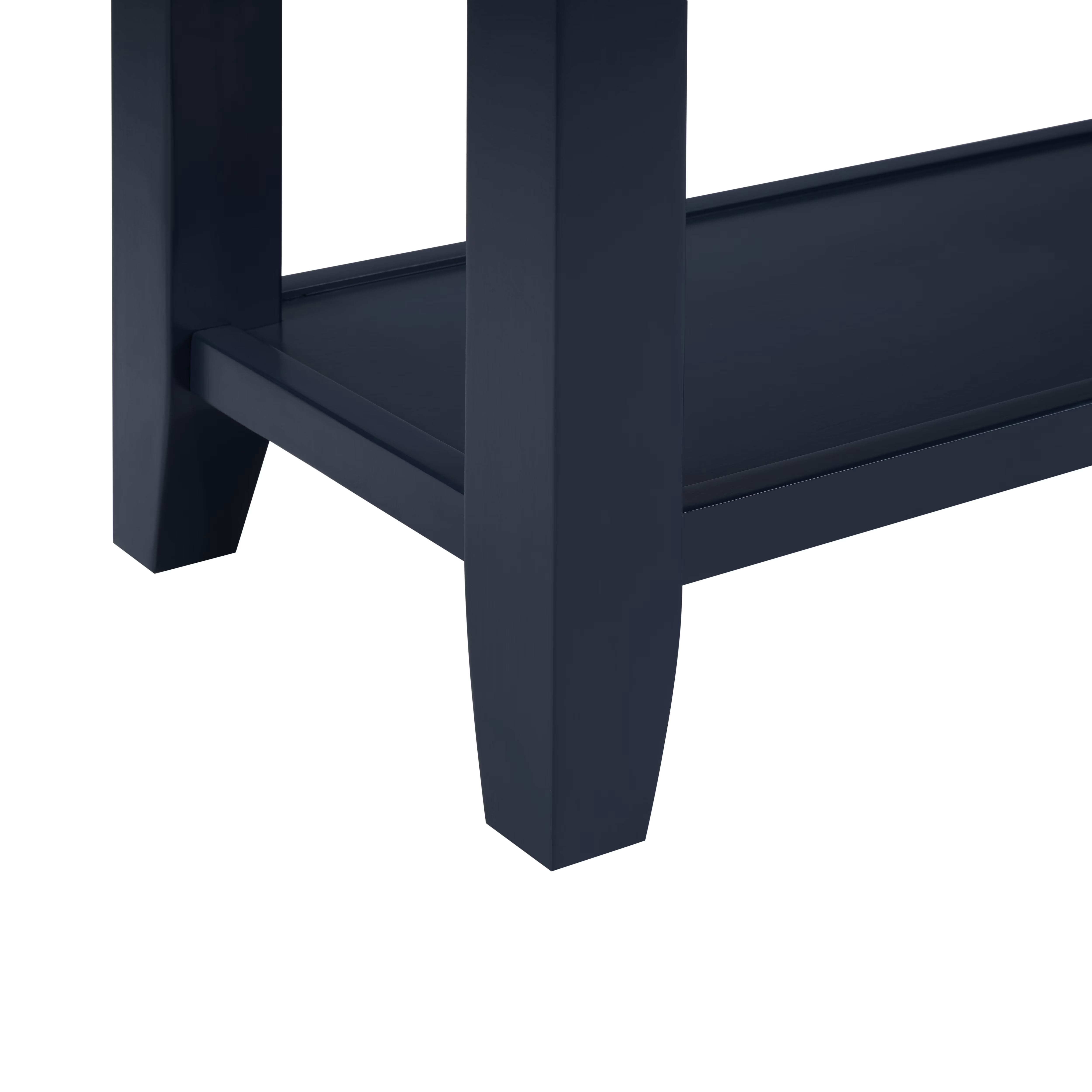 MAYEERTY 42" Retro Console Table with Drawers, Solid Pine Wood Sofa Table for Entryway, Hallway, Living Room