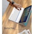 thumbnail image 6 of Backlit Detachable Keyboard Case for iPad Pro 12.9" 1/2 Gen, Pencil Slot Leather Folio, 6 of 7
