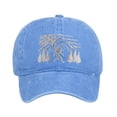 thumbnail image 1 of TIELUTT Hats for Men Women Funny Adjustable Washed Embroidered Wild Baseball Cap Embroidered Black One Size, 1 of 4