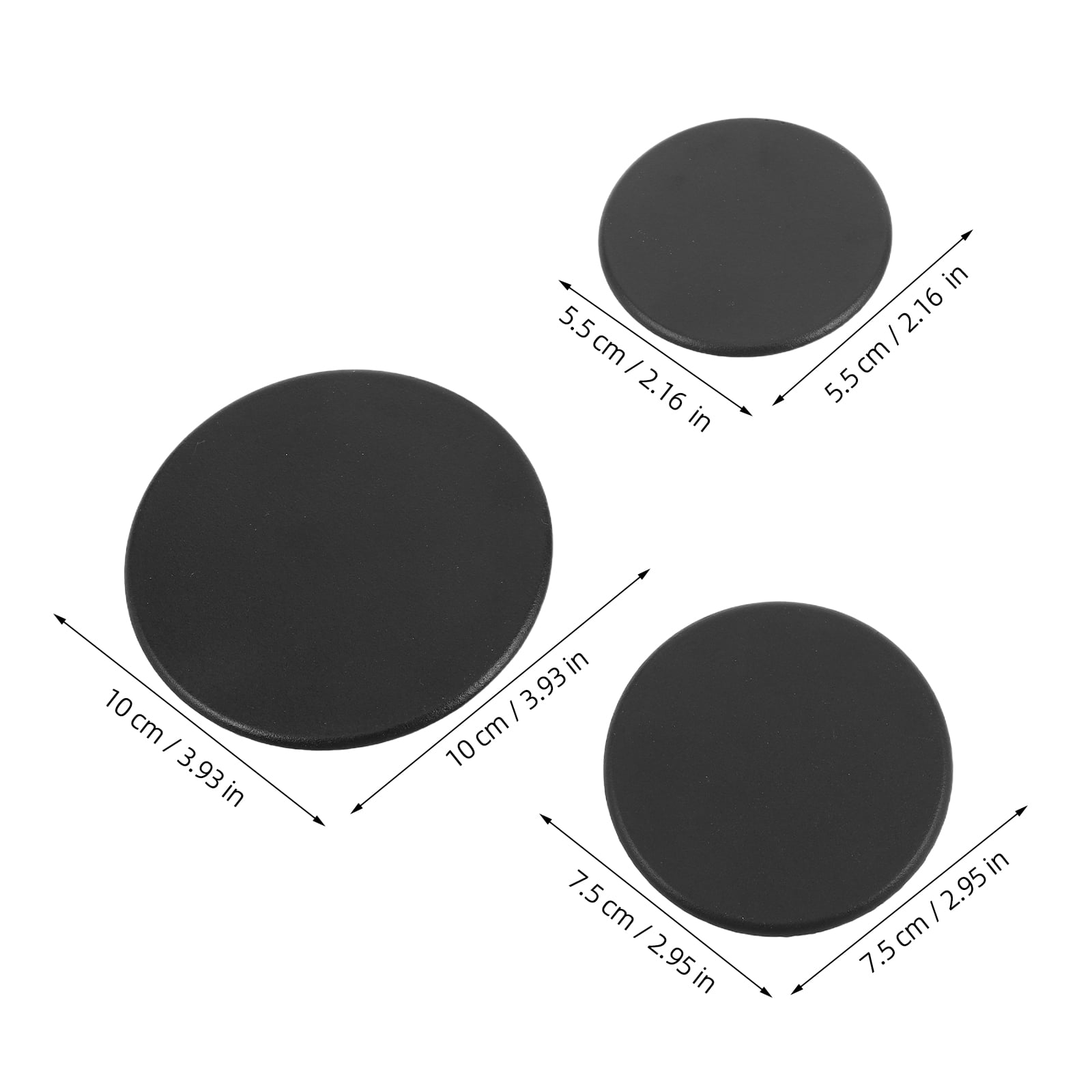 WORGEOUS 4pcs Gas Burner Flame Cap Covers For Gas Stoves Easy To Install And Clean Gas Burner Part Burner Gas Cooker Parts For Kitchen Compatible with SABAF