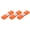 Orange, variant on TF MicroSDs Memory Card Reader Adapters USB2.0 Fast Speed Data Transfer Device