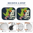 thumbnail image 6 of Xecao Dinosaur Basketball Player for Foldable Car Sun Shades (2-Pack) offer sun protection with an easy-fold design for convenient windshield shading., 6 of 7