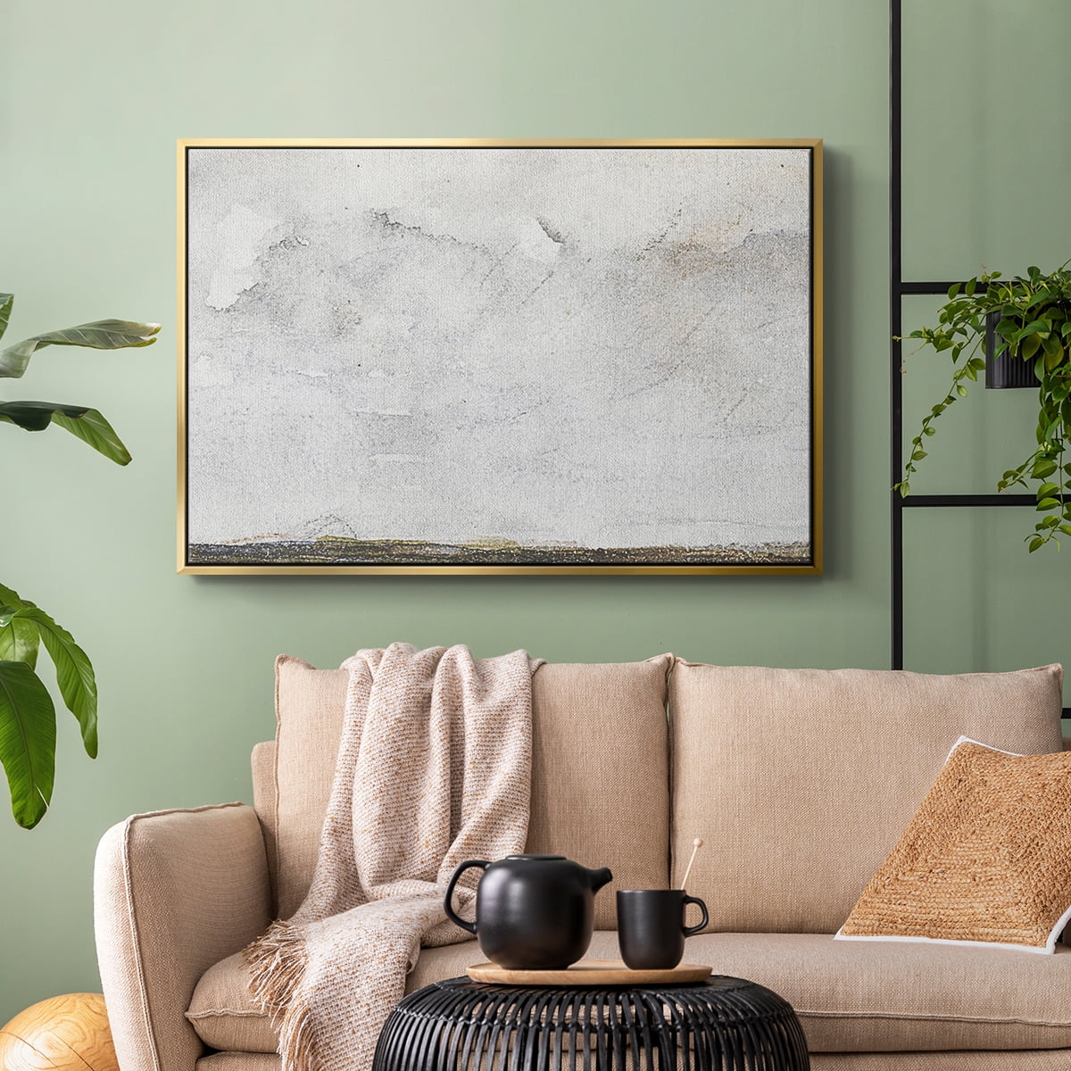 Vintage Landscape-CCCXXXVI By Wexford Home Framed in Gold Wood Gallery Wrapped Canvas 17 in. x 25 in.