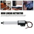 thumbnail image 3 of Actuador Lineal Eléctrico, Interruptor De Límite Final Clasificación IPX4 Actuador Lineal Automático Empuje 20N Tubo De Aluminio De 24 V CC Con Alas Para Automatización Del, 3 of 7