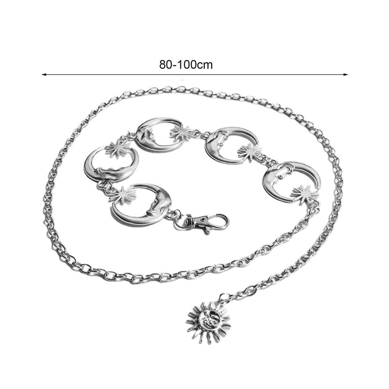 Travelwant Moon Star Metal Waist Chain Sun Pendant Belly  display picture 2