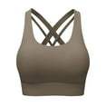 thumbnail image 4 of CAICJ98 Bralettes for Women Support Wireless Lace Bra with Stay-in-Place Straps Full-Coverage Army Green,L, 4 of 5
