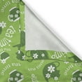 thumbnail image 6 of Ambesonne Tea Party Valance & Curtain, Tea Time Daisy Blooms, 55"x45", Lime Green Dark Green, 6 of 7