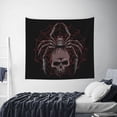 thumbnail image 6 of Balery Spider with Skull Pattern Tapestry 60x51 Inches - Large Wall Hanging Tapestry for Bedroom, Living Room, Dorm Decor - Artistic and Aesthetic Room Decor, 6 of 9