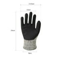 thumbnail image 2 of Guantes resistentes a cortes Guantes de trabajo de seguridad recubiertos de nitrilo Excelen Abanopi Manga, 2 of 7