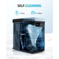 thumbnail image 5 of Aeitto Nugget Ice Maker Countertop,Pellet Ice Maker Machine Soft Chewable Ice 40lbs/Day, One-Click Operation,with Scoop for Home/Kitchen/Office,Silver, 5 of 7