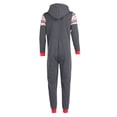 thumbnail image 3 of ITFABS Family Matching Christmas Pajamas Set,Festival Snowflake One-Piece Hooded Zip-Front Rompers, 3 of 9