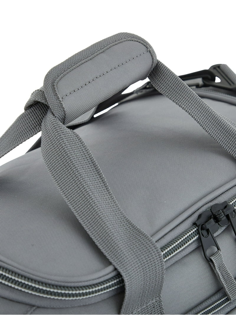 Wrangler 20 Sport & Travel Duffel Bag Sharkskin Gray with Water