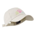thumbnail image 5 of Ocean Seashells Embroidered Cap - Stone OSFM, 5 of 5