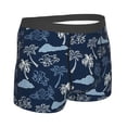 thumbnail image 3 of Balery Hawaii Palms Men's Boxer Briefs, Soft and Breathable Cotton Underwear with nylon Waistband-Large, 3 of 9