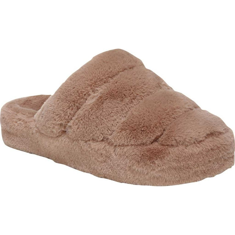 filter nadering rots Women's Vionic Cosmina Fuzzy Slipper Toasted Nut Shearling - Walmart.com