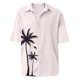 thumbnail image 4 of Designer Spring Summer Men's Casual Cotton Solid Color Short Sleeve Shirts Loose Shirts M, 4 of 5