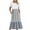 DT-Gray, variant on DailyTrove Women's Color Block Sleeveless Maxi Dress, Casual Garden & Brunch Wear, Lightweight Cotton Blend, Fit & Flare, Contrast Hem