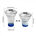 thumbnail image 2 of Fwttom Chlorine Tablet Floater Solar Floating Pool Lights, Pool Chemical Dispenser Compatible Chlorine Supports 1-4 Tablets Multi-Purpose Solar Pool Lights, 2 of 7