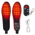 thumbnail image 4 of Dsscvnef USB Rechargeable Heated Insoles 3 Heating Shoe Insole for Winter Sports Unisex Warm Foot Pad, 4 of 9