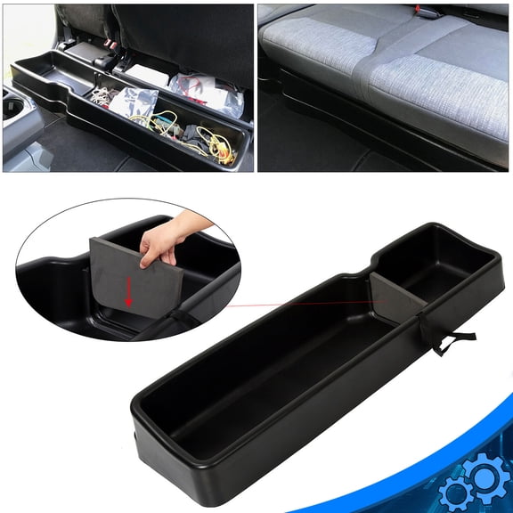 Under Seat Storage Box for Ford F-150 F150 2015-2025 Black Seat Organizer