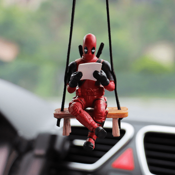 Car Swinging Ornament Anime Deadpool Car Rearview Mirror