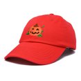 thumbnail image 4 of DALIX Jack-O-Lantern Halloween Pumpkin Hat Boys Girls Baseball Cap in Red, 4 of 7