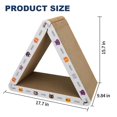 thumbnail image 2 of Cat Scratcher CATISM Triangle, cartón duradero, plegable, x3, 2 of 6