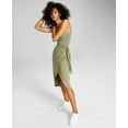 thumbnail image 4 of And Now This Women's Sleeveless Knit Side-Tie Tulip Midi Dress Size XL, 4 of 8