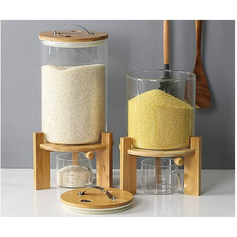 Glass Cereal Dispenser - Foter
