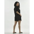 thumbnail image 3 of No Boundaries Woven Button Front Top and Shorts Set, 2-Piece, Women's, 3 of 6