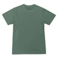 thumbnail image 4 of Nursing Breastfeeding Shirts for Maternity Women Summer Comfort Tops Friendly Zip T Shirts Women's Solid Color Round Tie Zipper Loose Casual Short Sleeved Top Army Green L, 4 of 5