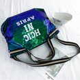 thumbnail image 3 of Bolsa de compras cruzados con lentejuelas y letras para mujer, de hombro grande (verde) Likrtyny Para Estrenar, 3 of 9