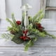thumbnail image 5 of Ganfancp Aguja Candelabro Guirnalda para Navidad Decoración de Mesa Hojas Artificiales Vela Anillo Candelabro Guirnalda Decoración Del Hogar Ofertas Del Día 1X Corona, 5 of 6
