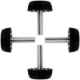 thumbnail image 1 of Unique Bargains M8 x 28 x 30mm Leveling Feet Adjustable Leveler Floor Protector for Furniture Desk Table Sofa Leg 4pcs, 1 of 7