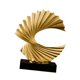 thumbnail image 5 of Estatua de Ola de océano Macarena Escultura Abstracta Resina Dorado, 5 of 8