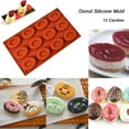 thumbnail image 4 of Red - 1 Pack Muffin, Cupcake & Jelly Silicone Molds - Oval Mini Donuts, Randomly Ship (29.7 x 17.2 x 1.7 cm), 4 of 5
