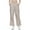 Khaki, variant on Tnhcen Women's Wide Leg Drawstring Cargo Pants - Casual Elastic Waist Trousers with Multi-Pockets Stretchy Fit S-XL