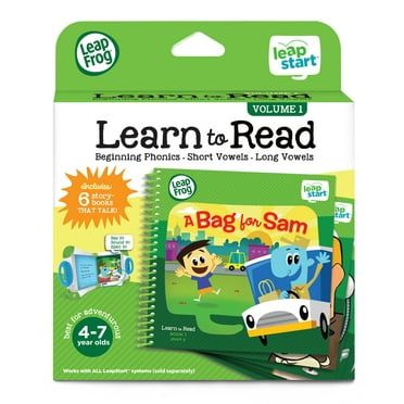 LeapFrog LeapStart Learn to Read Books Volume 1, For Kids 4-7 Years Old