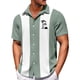 thumbnail image 2 of Men's Hawaiian Printed Button Short Sleeve Shirts Men's Casual Fashion Short Sleeve Shirts7XL, 2 of 4