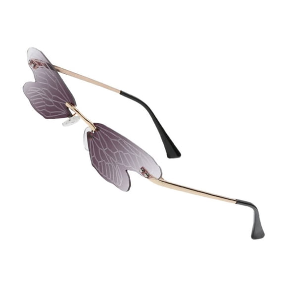 WHAMVOX Back to School 1Pcs Design Sunglass Grey Metal Novelty Women Sunglasses