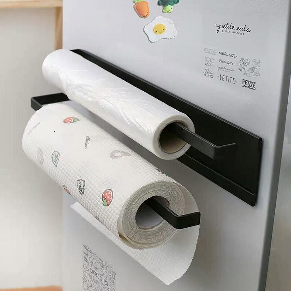 Double Rail Towel Bar Magnetic Towel Holder Towel Rack Towel Hook Refrigerator 