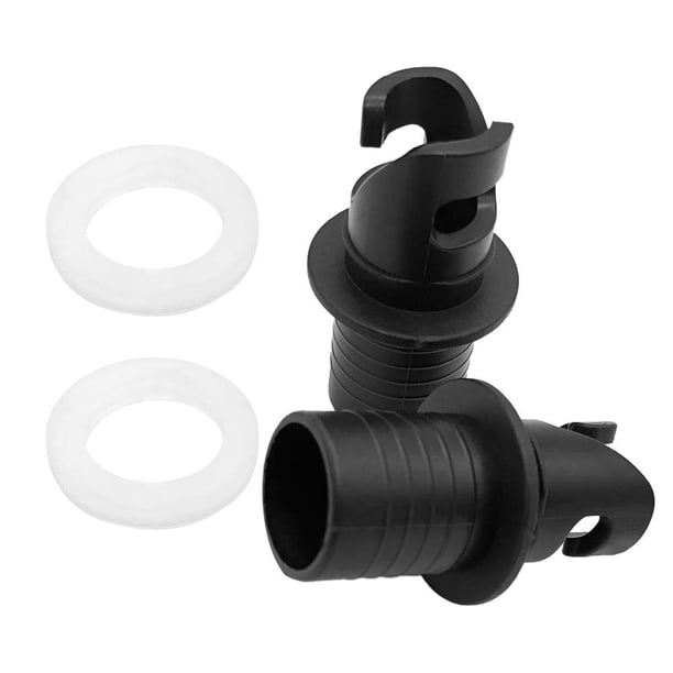 Tapones de válvula de aire conector adaptador de manguera de tornillo para bomba de barco inflable 2 uds Sywqhk Para Estrenar