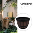 thumbnail image 3 of SOPOTUTU Round Barrel Planter Multi Resin Water Plant Growth Pot for Home Decor 1Set, 3 of 6