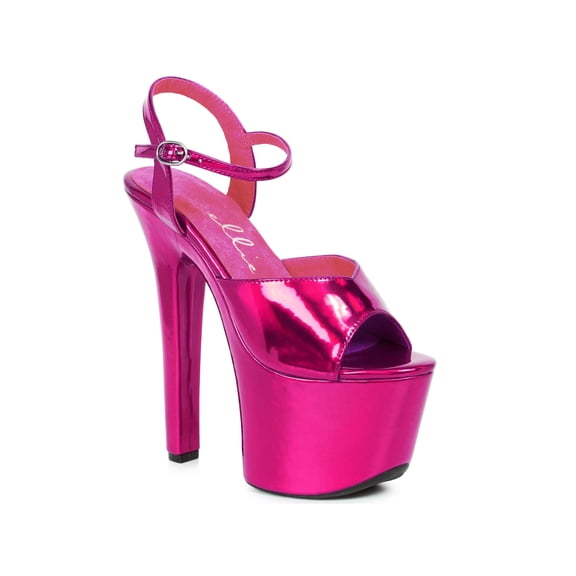 ELLIE 711-LOLA Women's 7" Heeled Wrapped Stiletto Sandal With Ankle Strap